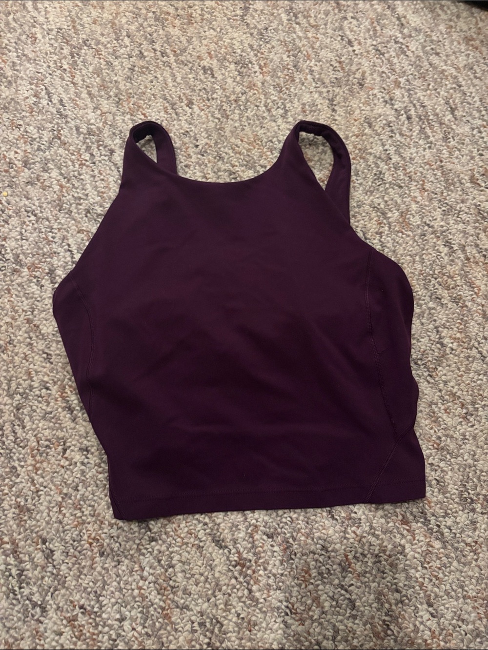 lululemon athletica High-Neck Crop Tank - Plum